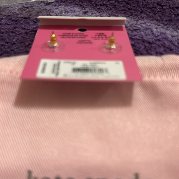 Kate Spade Yours Truly Pave Heart Studs - Picture 7 of 7